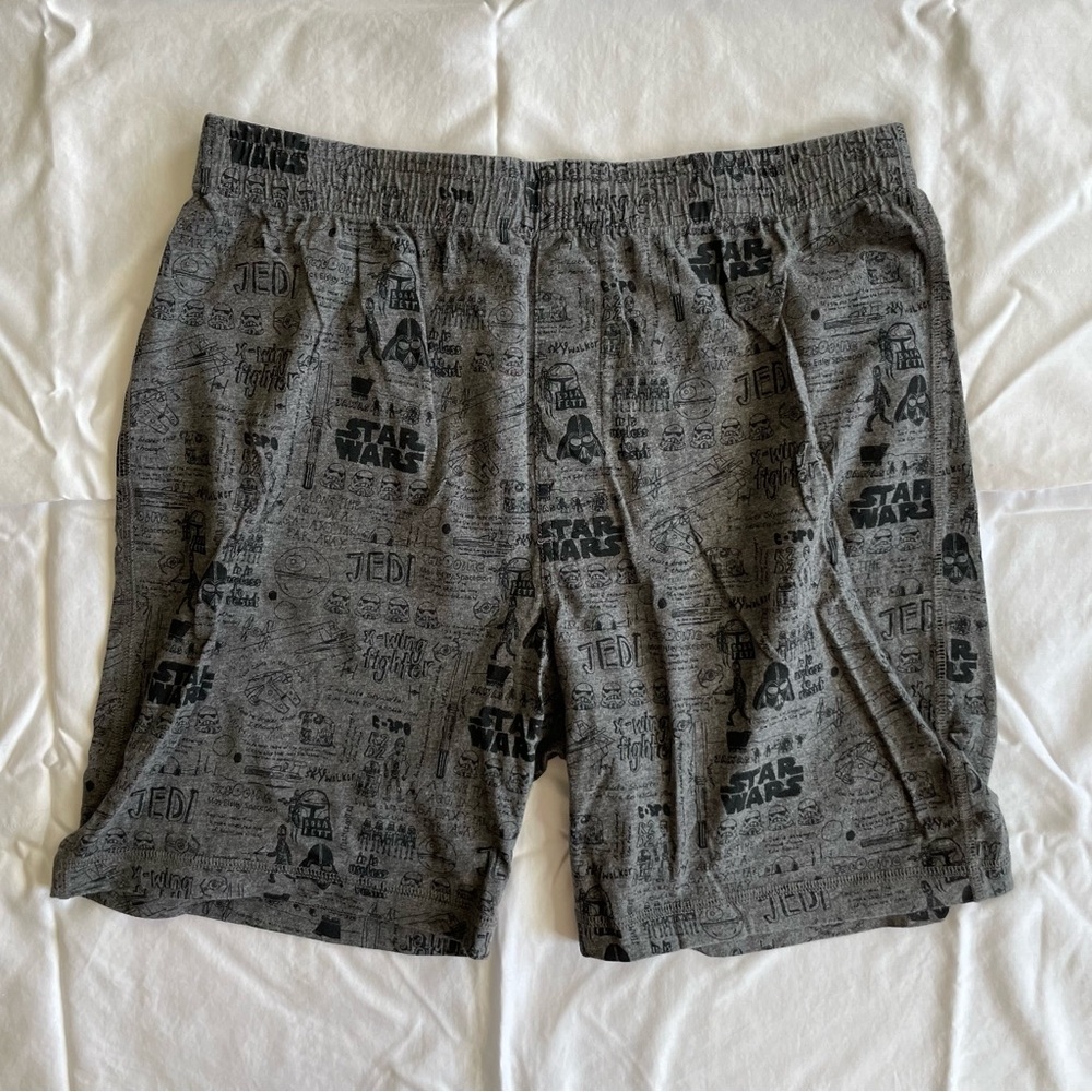 H&M Gray Star Wars Lounge Shorts